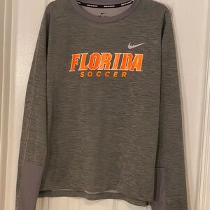 Nike Heather Gray Florida Soccer Crewneck Women’s Sz M